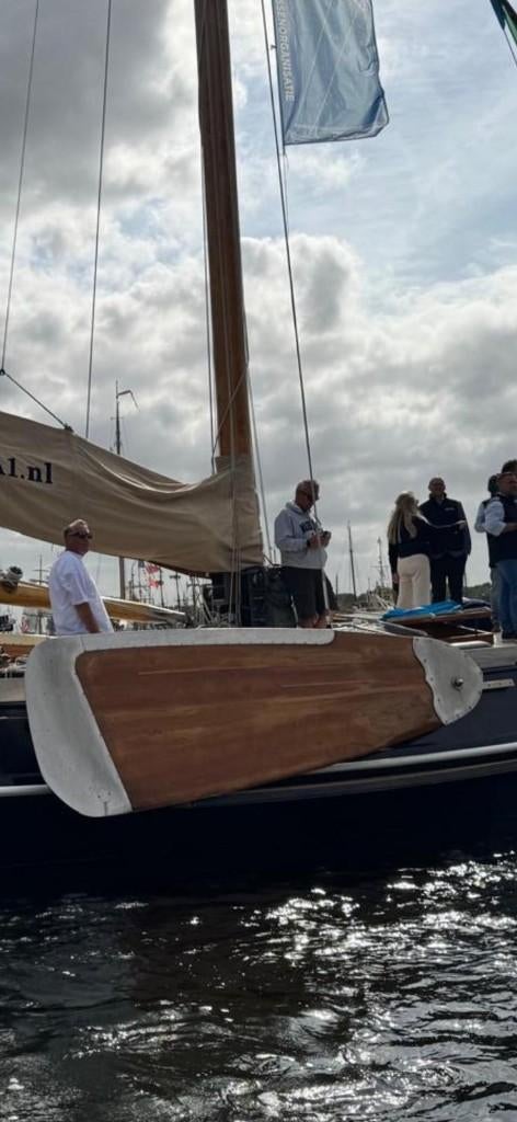 eiken zijzwaard van platbodem, Ophalen, Gebruikt, Eikenhout, 200 cm of meer