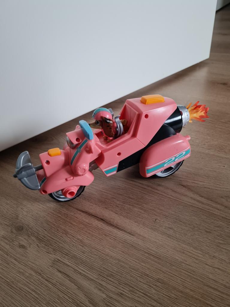 Paw Patrol Liberty Motorfiets met Figuur, Ophalen
