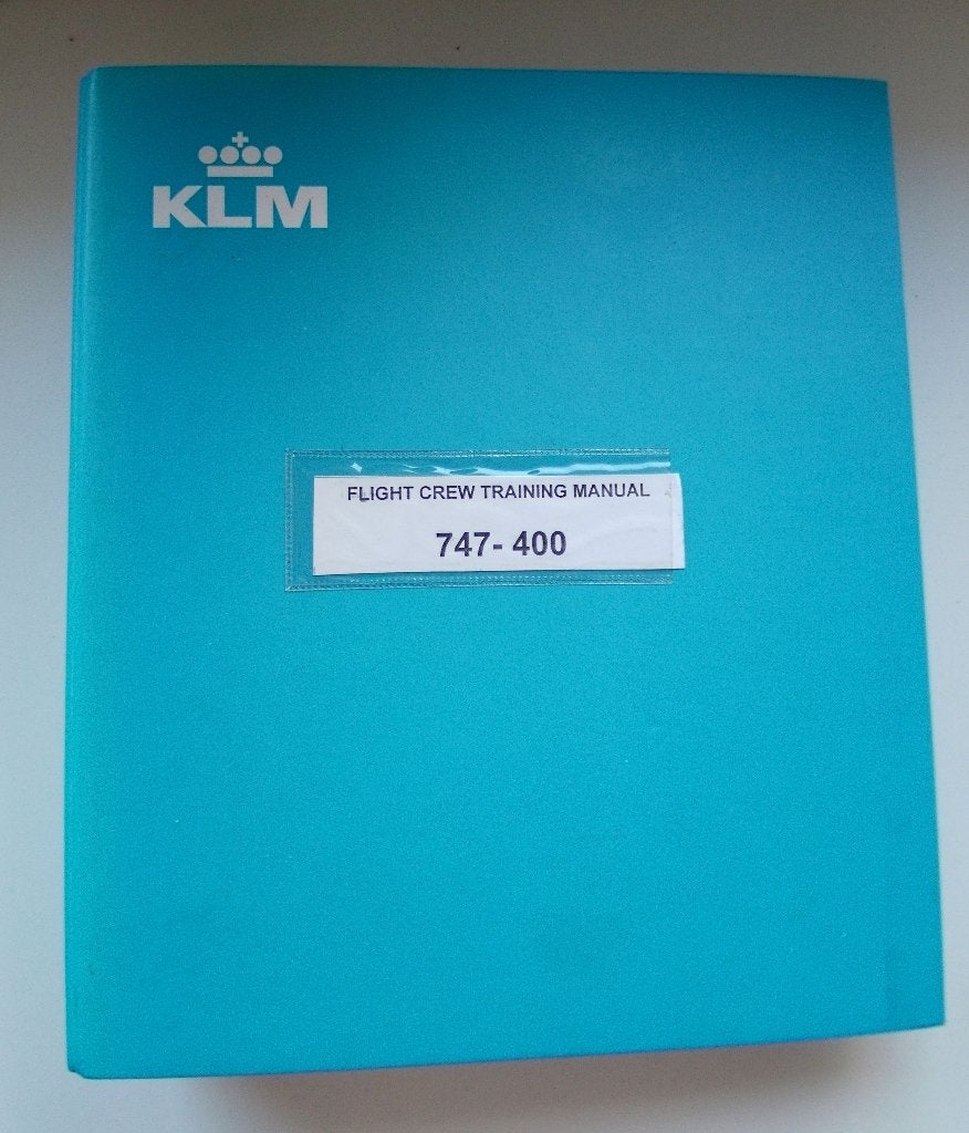 KLM Boeing 747-400 Flight Crew Training Manual, Verzenden, Gebruikt, Boek of Tijdschrift
