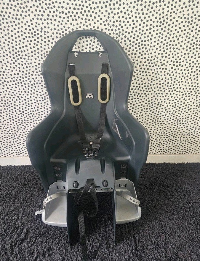 Bambino Achterzitje voor fiets - Gebruikt, Ophalen, Gebruikt, Voetsteuntjes