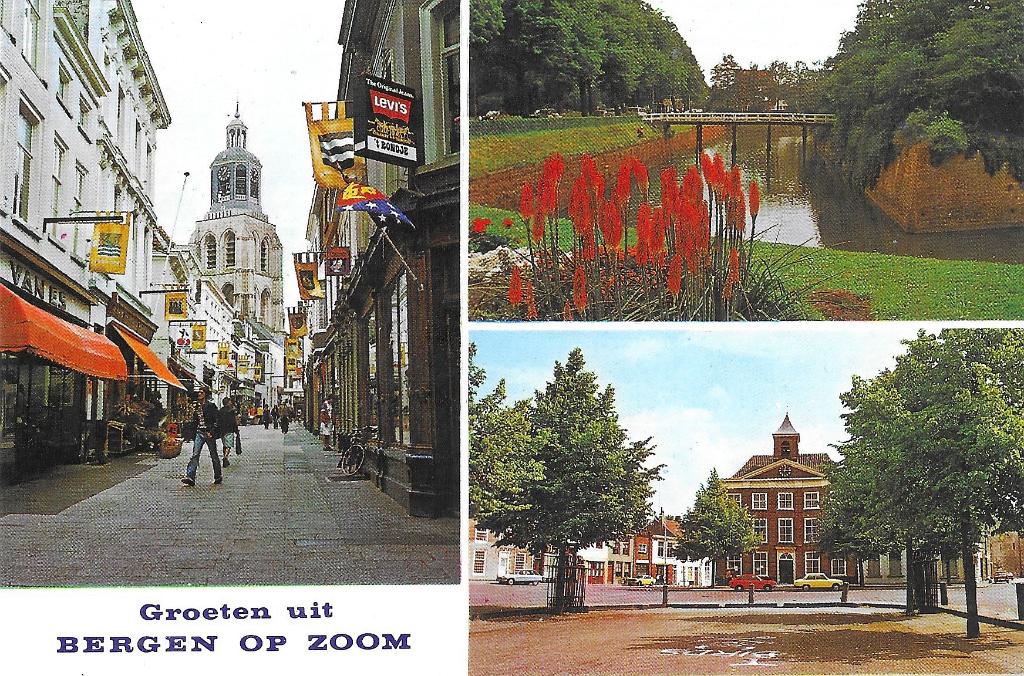 AK Bergen op Zoom - Groeten uit......., Verzenden, 1960 tot 1980, Ongelopen, Noord-Brabant