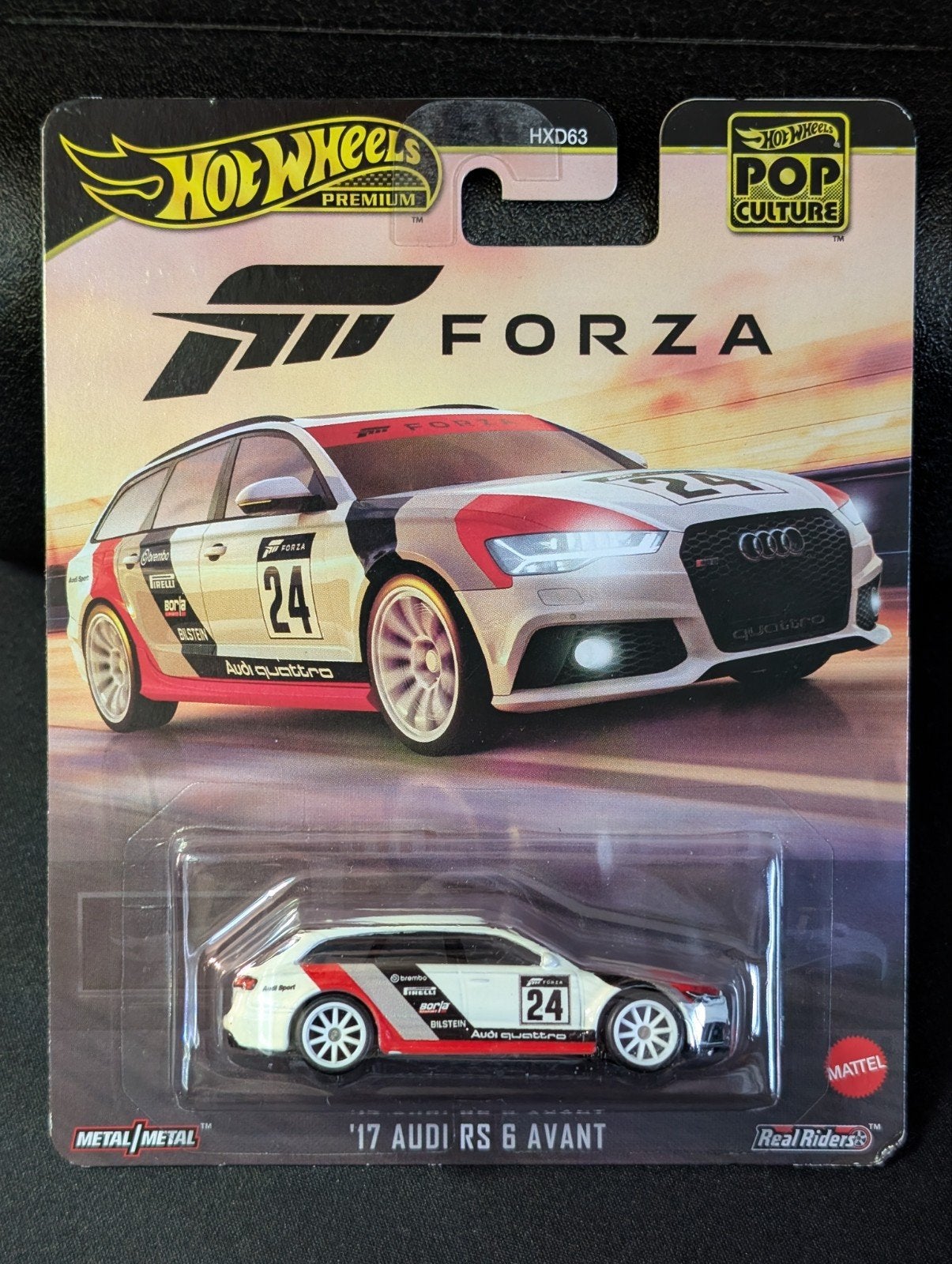 Hot Wheels Premium Pop Culture Forza '17 Audi RS6 Avant, Ophalen of Verzenden, Nieuw, Auto