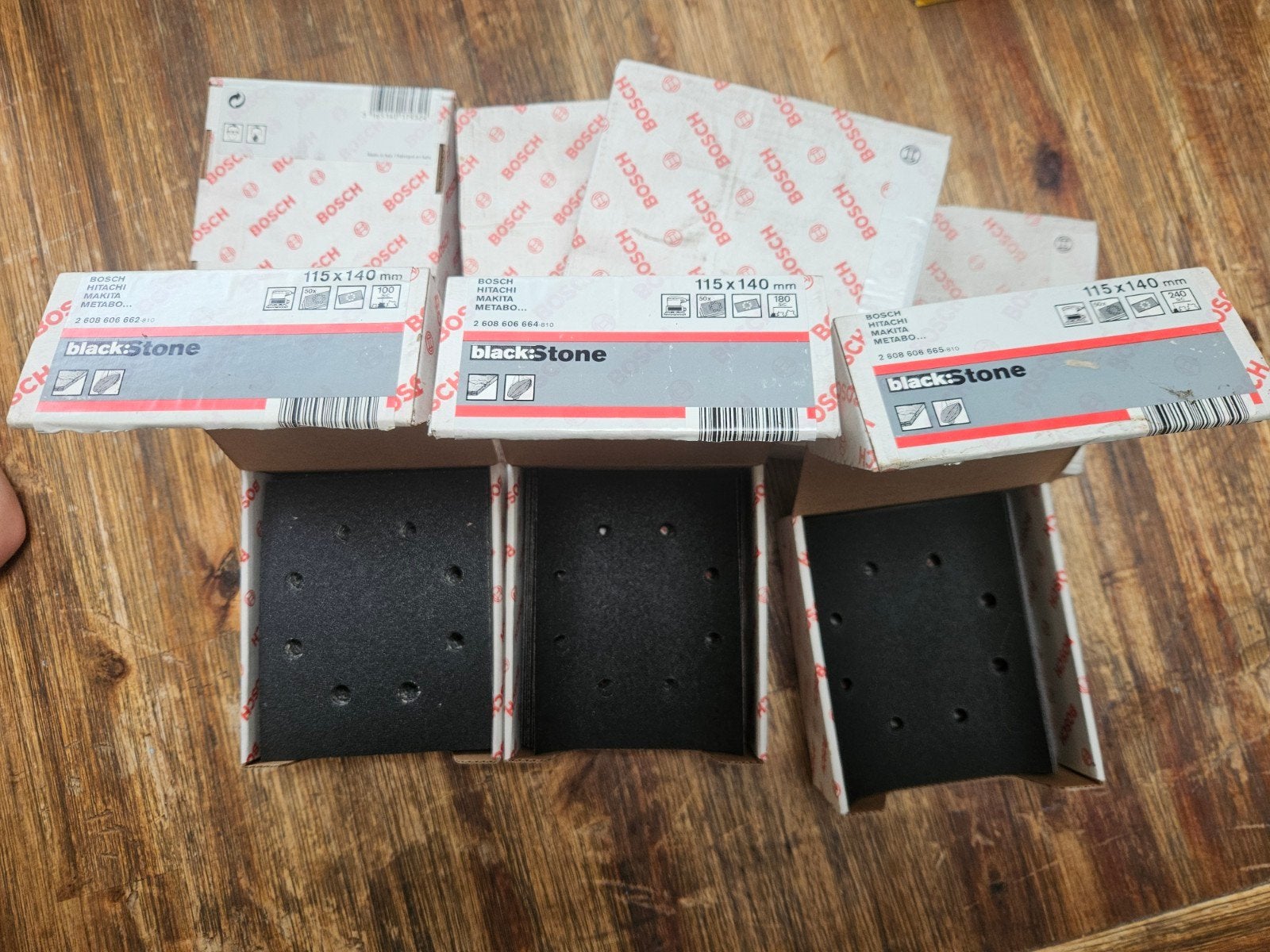 dozen Bosch Black Stone schuurvellen 115x140 mm – korrel 1, Ophalen of Verzenden, Bosch, Info@bosch.com