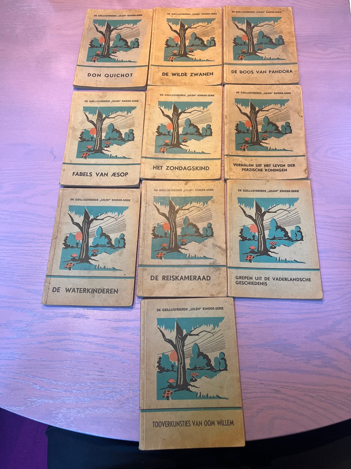 De Geïllustreerde "Uilen" Kinder-Serie - 10 Boeken, Ophalen of Verzenden, Gelezen, Sprookjes
