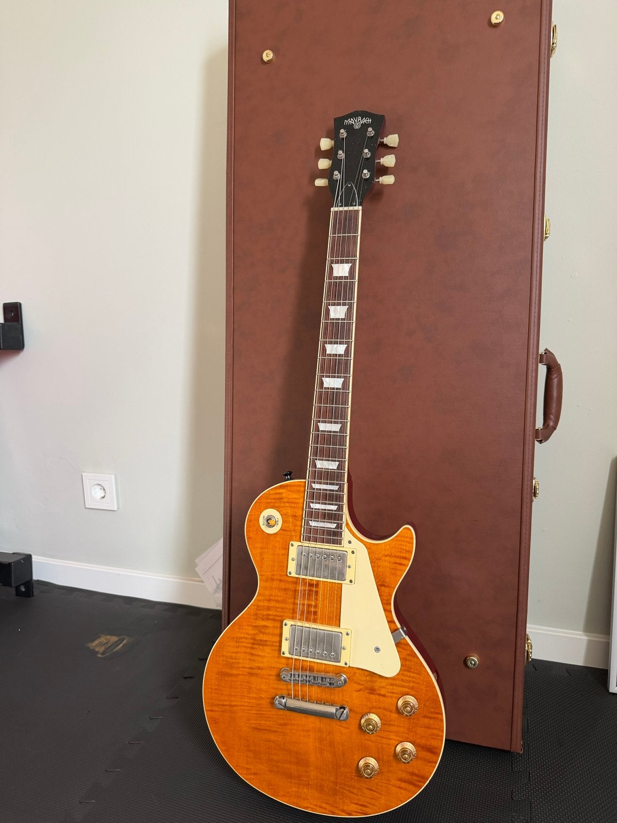 Maybach Lester Midnight Sunset '59 Aged elektrische gitaar, Muziek en Instrumenten, Snaarinstrumenten | Gitaren | Elektrisch, Ophalen