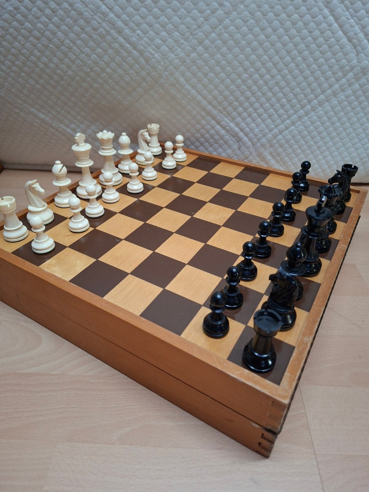 Staunton schaakspel en backgammon, Hobby en Vrije tijd, Ophalen of Verzenden