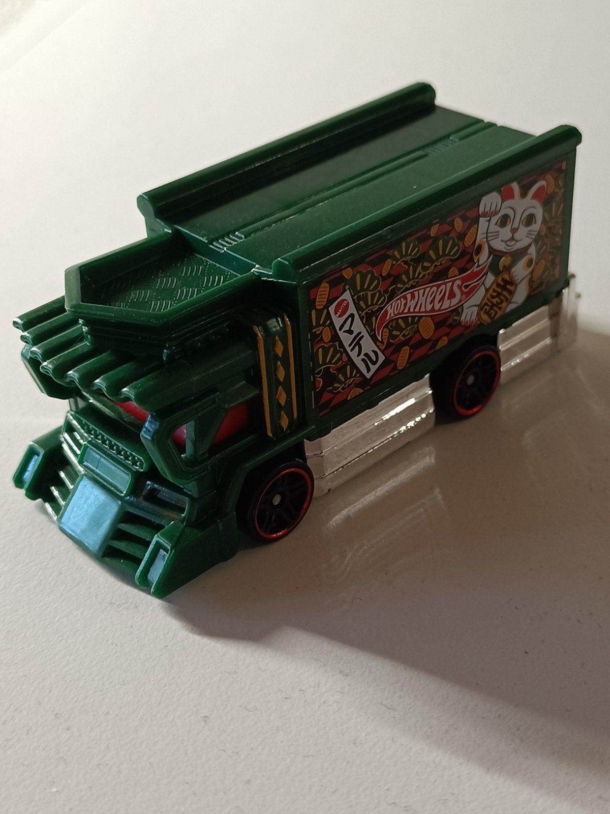 Hot Wheels Lucky Cat Raijin Express Groen, Ophalen of Verzenden, Zo goed als nieuw