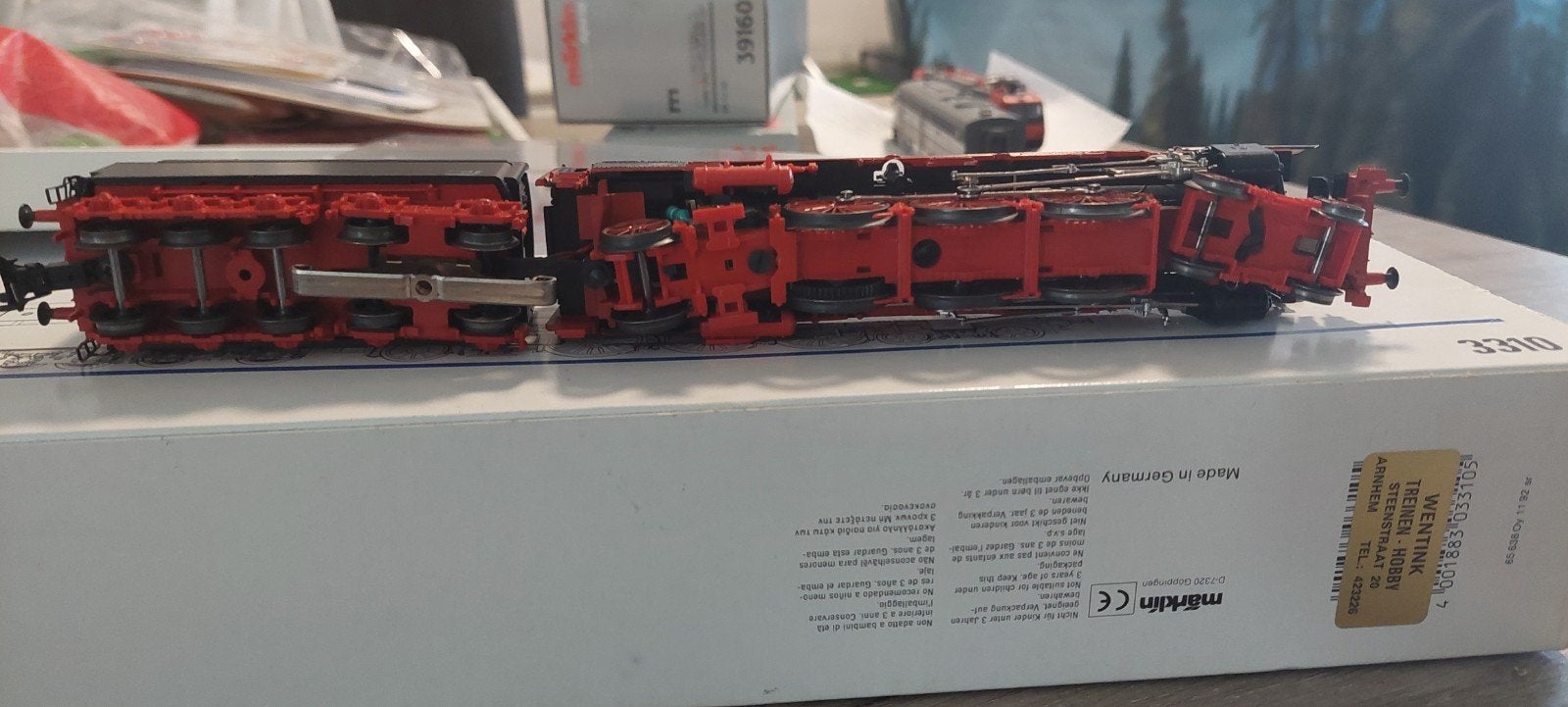 Locomotief digitaal met verlichting en rookgenerator, Ophalen of Verzenden, Wisselstroom, Locomotief, Märklin