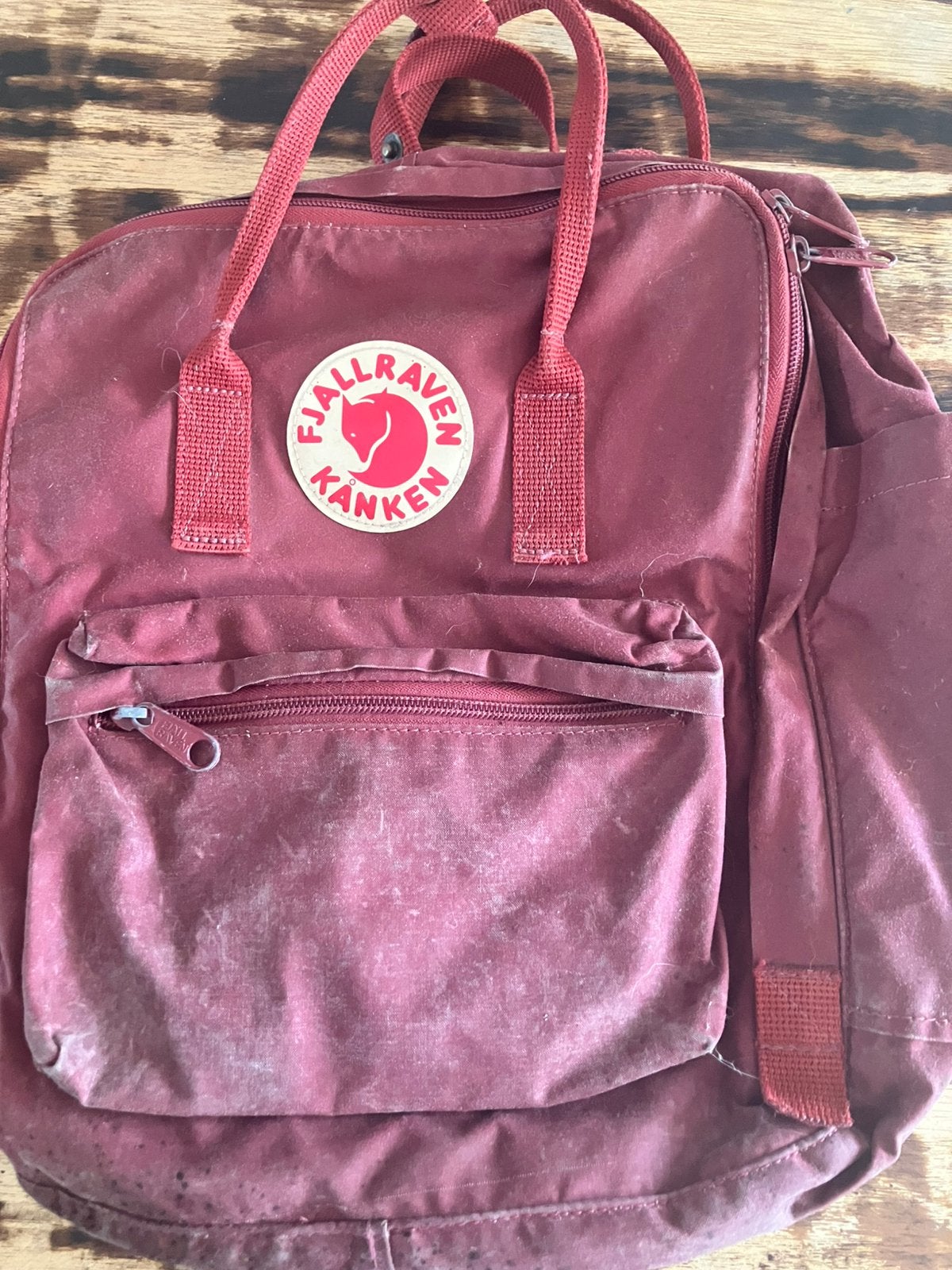Fjällräven Kånken Mini Unisex Rugzak - Bordeaux, Ophalen of Verzenden, Gebruikt, Overige merken