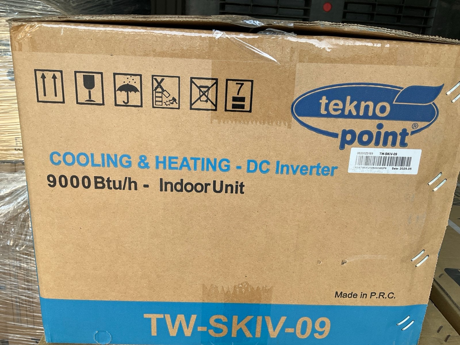 Tekno Point TW-SKIV-09 DC Inverter Airco (Binnenunit), Ophalen, -, Minder dan 60 m³, -