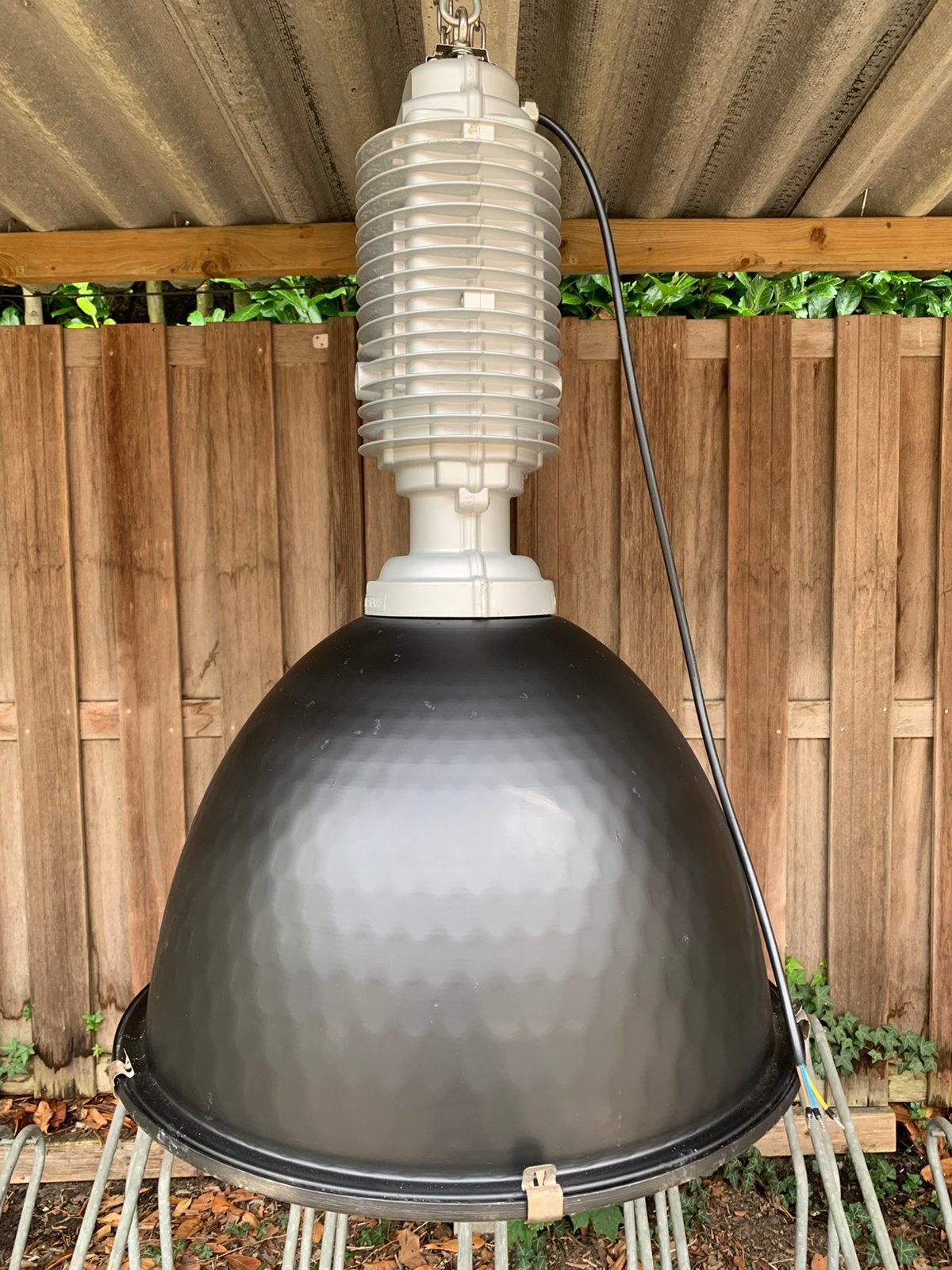 Oude industriële gaslamp E27 fitting unieke hanglamp, Ophalen, Gebruikt