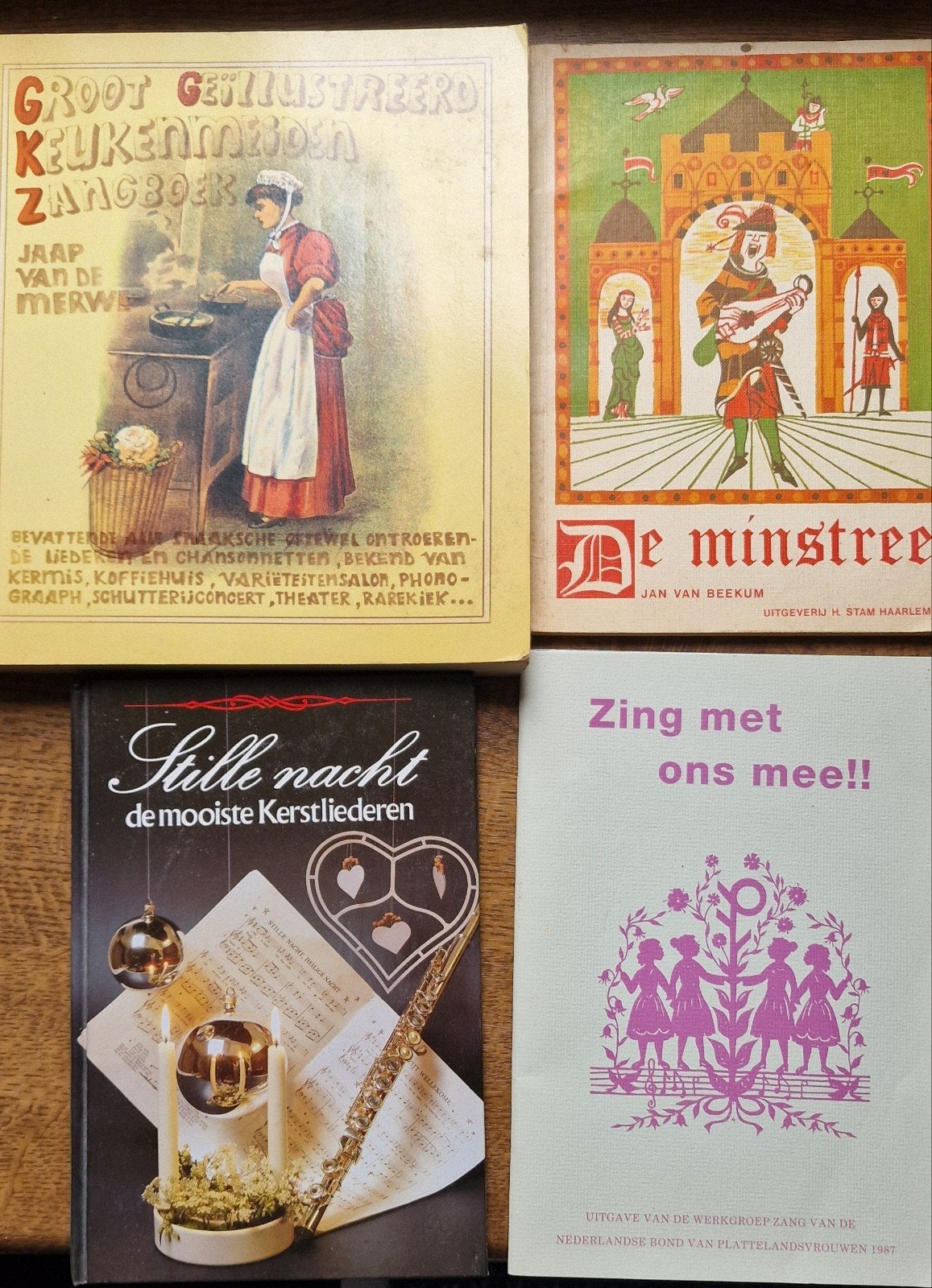 4 zangbundels, Ophalen of Verzenden, Gelezen, Algemeen, Diverse auteurs