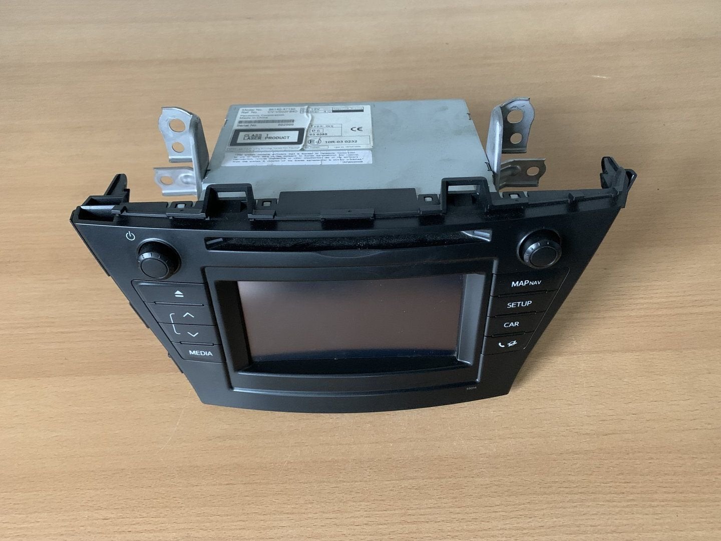 radio navigatie toyota prius plus 2011 tot 2014 86140-47150, Gebruikt, -, -, Ophalen of Verzenden