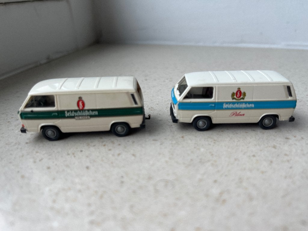 2x Roco 1:87 VW busjes, Hobby en Vrije tijd, Modelauto's | 1:87, Ophalen of Verzenden, Zo goed als nieuw, Bus of Vrachtwagen, Roco