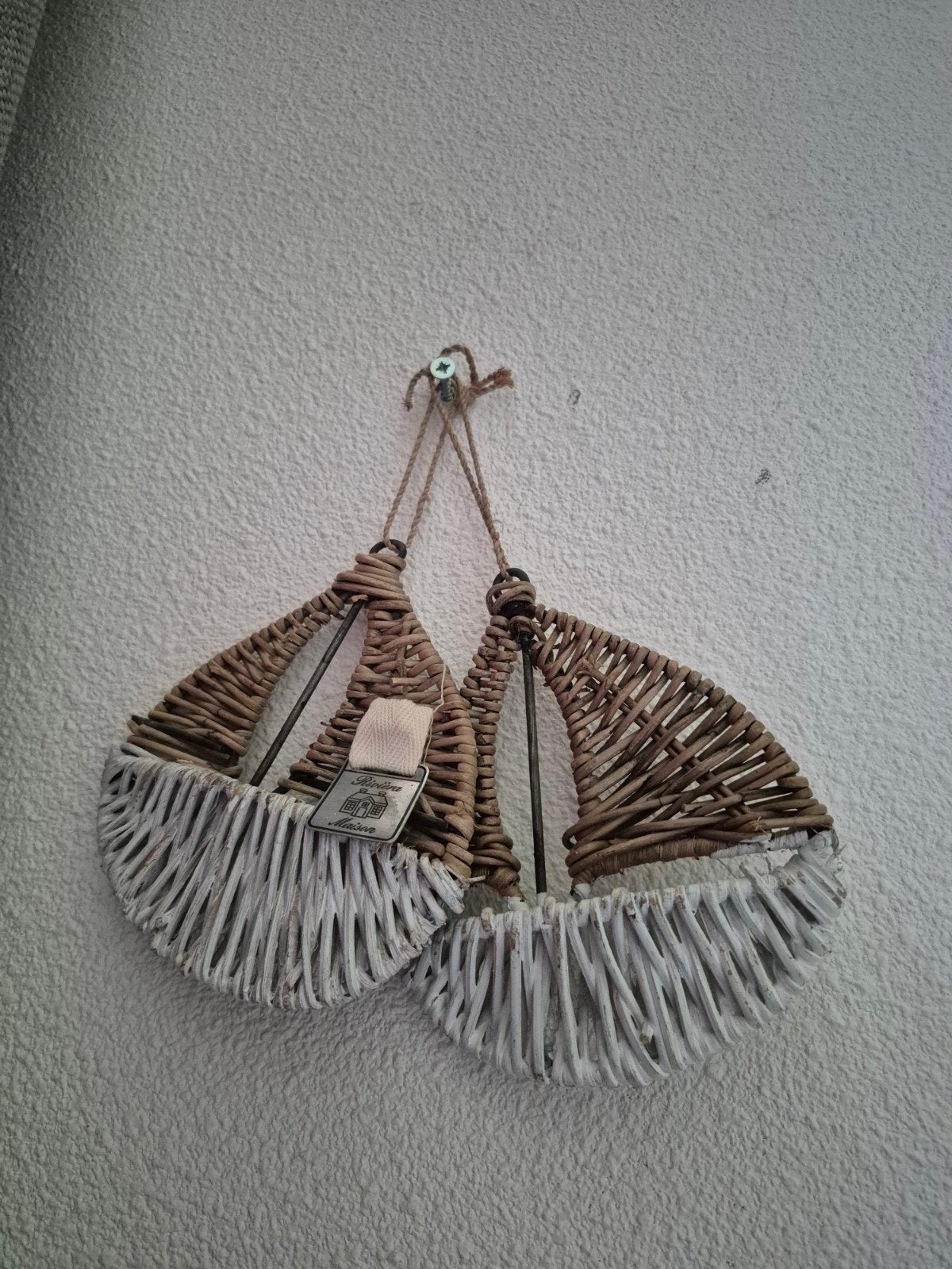 Decoratieve rattan bootjes riviera maison, Meerkleurig, Ophalen of Verzenden, Natuurlijk materiaal, Landelijk