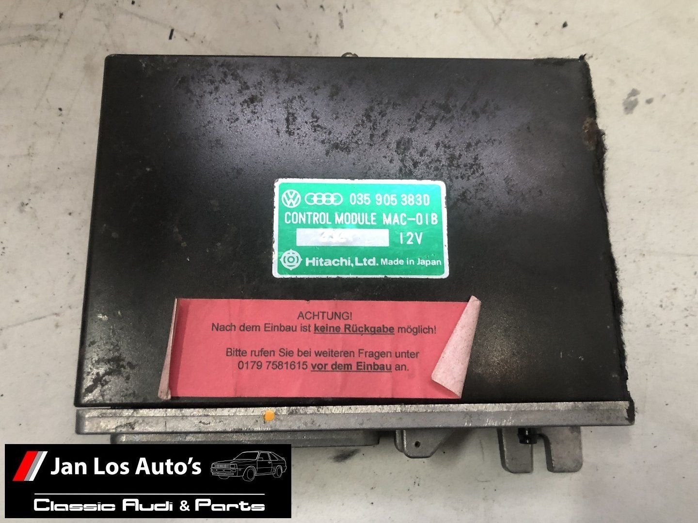 Audi quattro motorregelapparaat ECU  WR, Gebruikt, -, -, -
