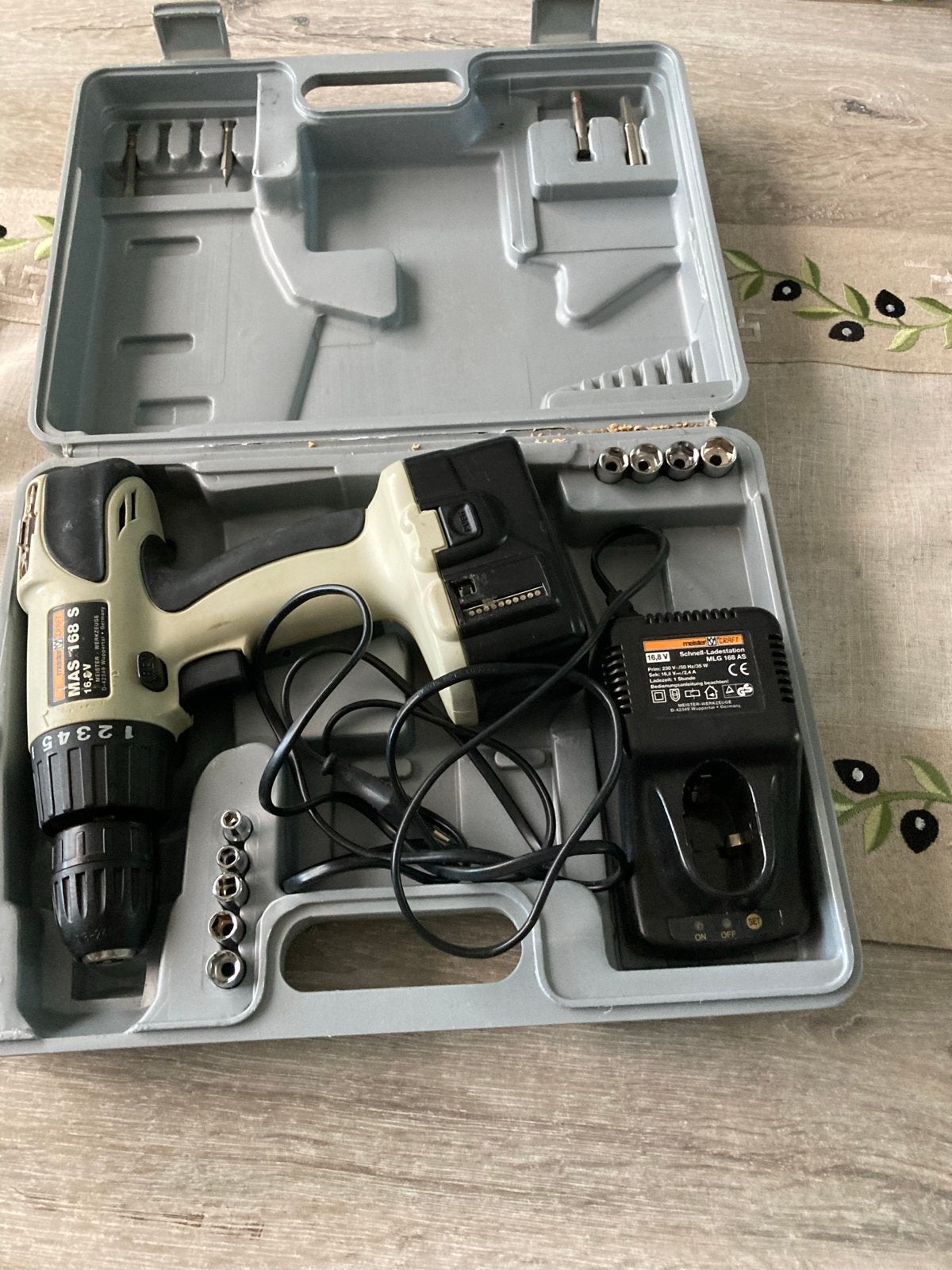 Meister Craft MAS 168 S Boor- en Schroefmachine 16.8V, Ophalen, Gebruikt, Variabele snelheid, Boor- en Schroefmachine