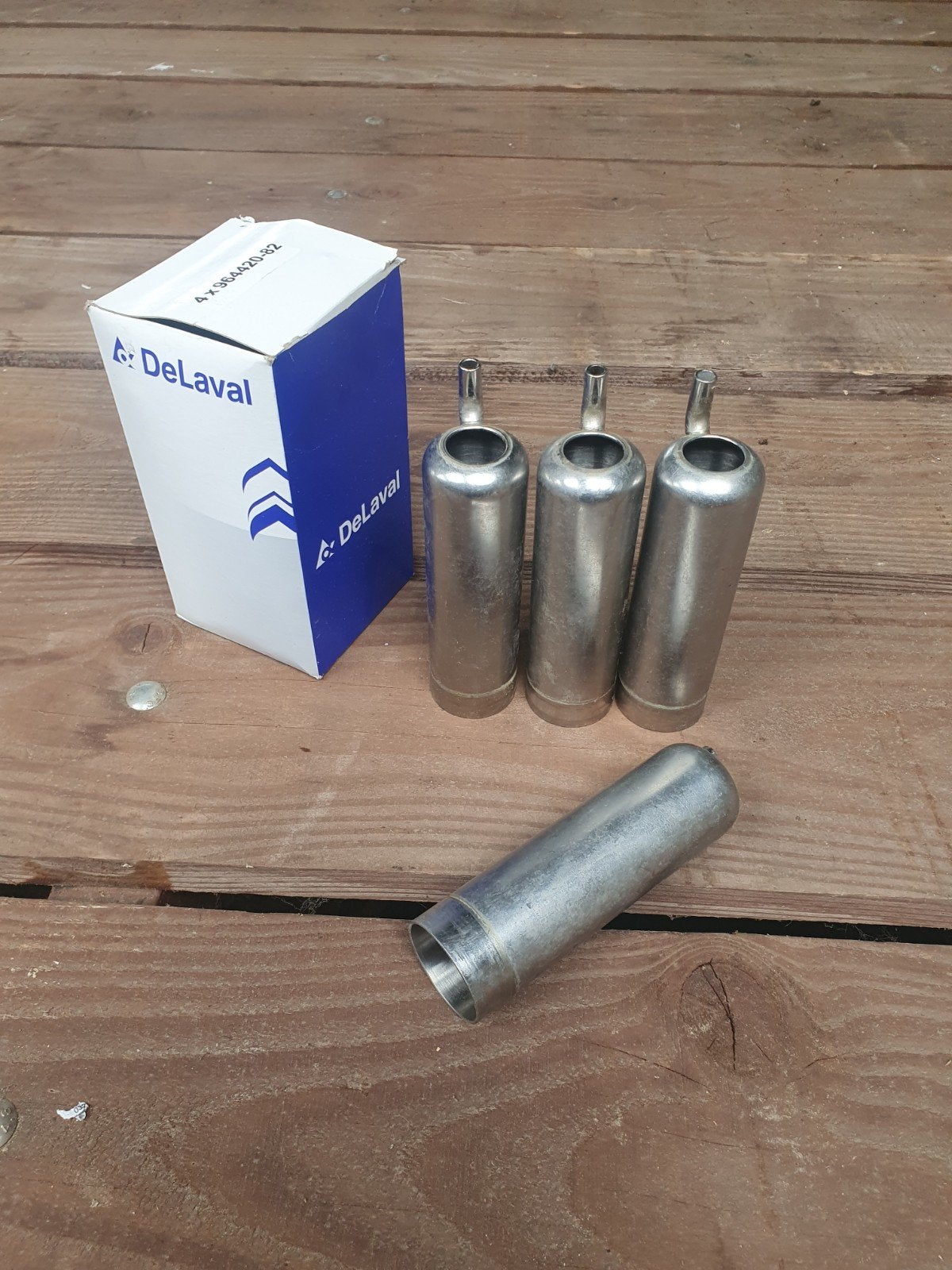 20x4 DeLaval RVS Tepelvoeringbeker 96055090 (80 stuks)