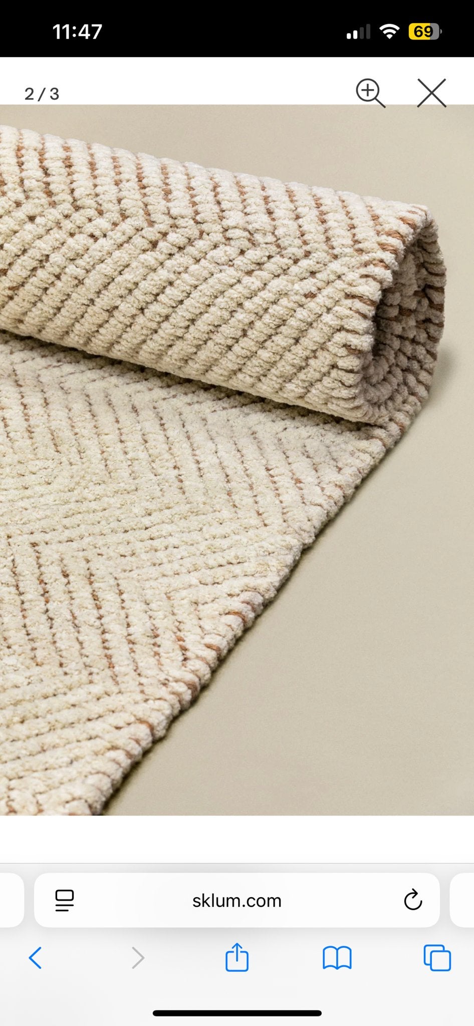 Nieuw Sklum vloerkleed Kalina 200x300 cm, Huis en Inrichting, Stoffering | Tapijten en Kleden, Ophalen, Beige, Nieuw, 200 cm of meer