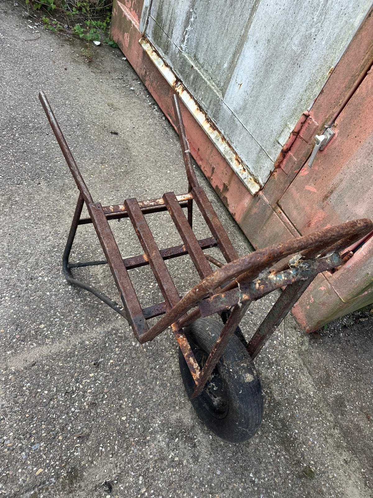 Steenwagen, Ophalen, Gebruikt, Handmatig, Eenwielig