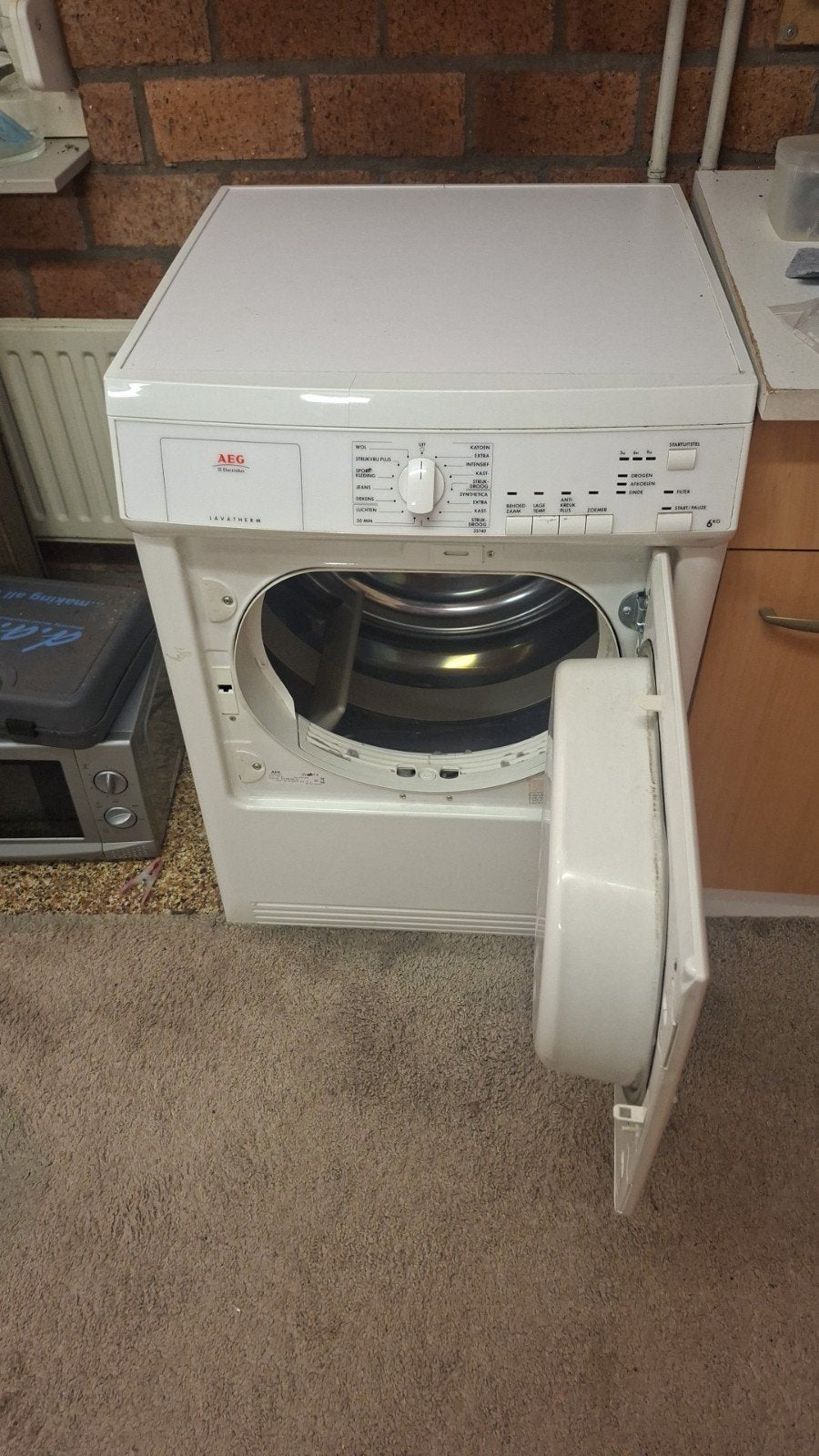 Droger en wasmachine, Ophalen, Condens, 85 tot 90 cm