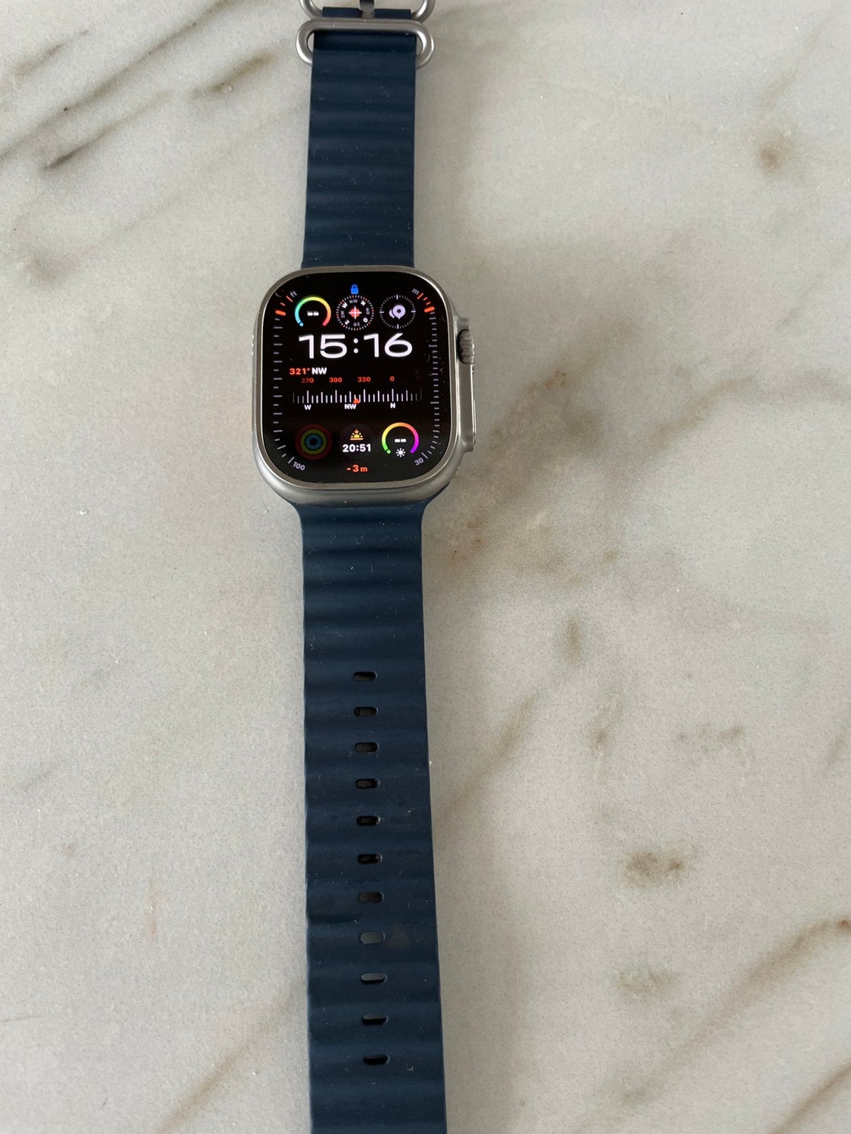 Apple watch ultra titanium wordt niet meer gebruikt, Ophalen, Zwart, IOS, Slaap
