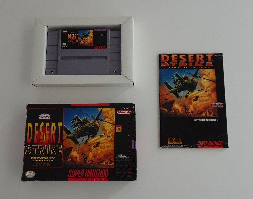 Desert Strike (NTSC) compleet voor Super Nintendo, 1 speler, Ophalen, Zo goed als nieuw, Vanaf 3 jaar