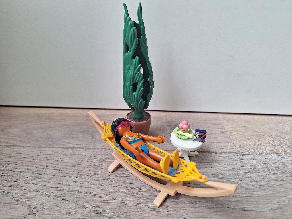Playmobil 4861 Toeriste met hangmat, Ophalen of Verzenden, Zo goed als nieuw, Complete set