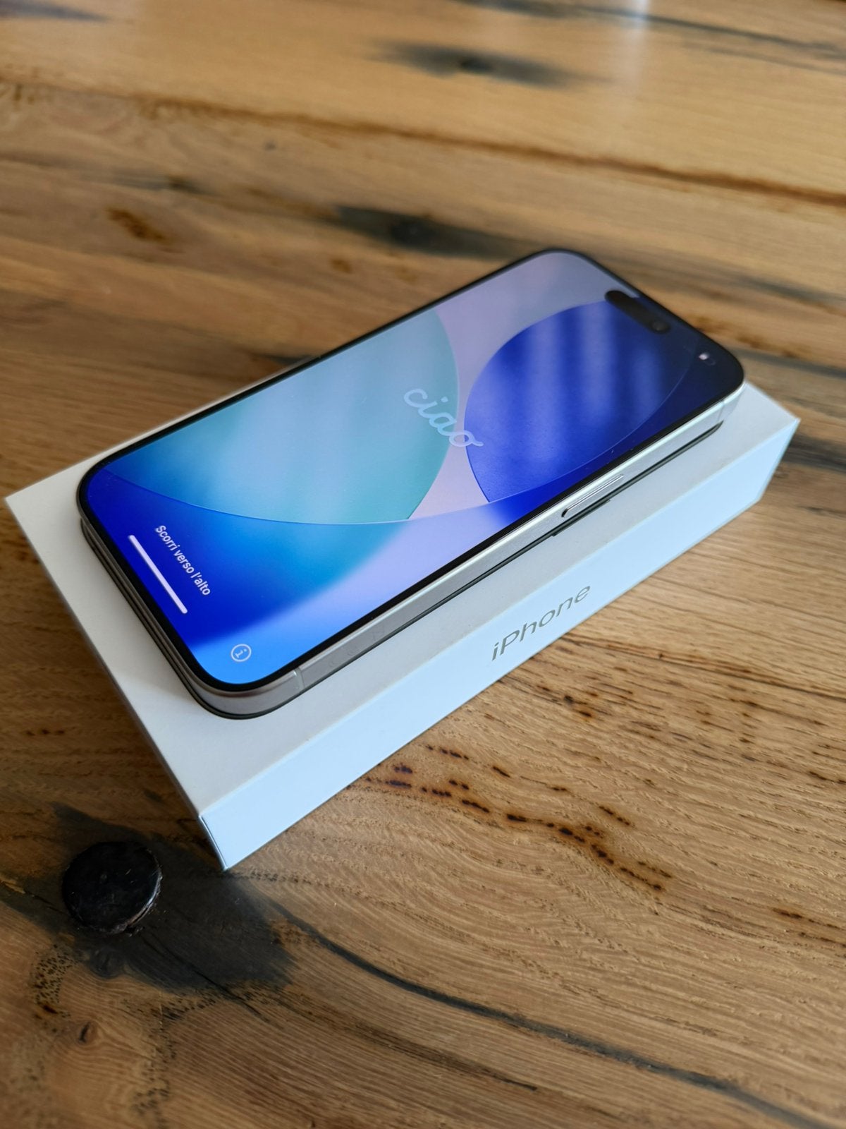 Iphone 15 pro 128GB titanium grey, Telecommunicatie, Mobiele telefoons | Apple iPhone, Ophalen, 128 GB, Zo goed als nieuw, 87 %