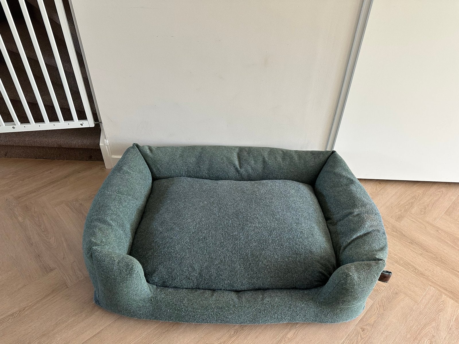 Fantail orthopedisch hondenbed 110x80 groen, Dieren en Toebehoren, Ophalen, Gebruikt, Stof