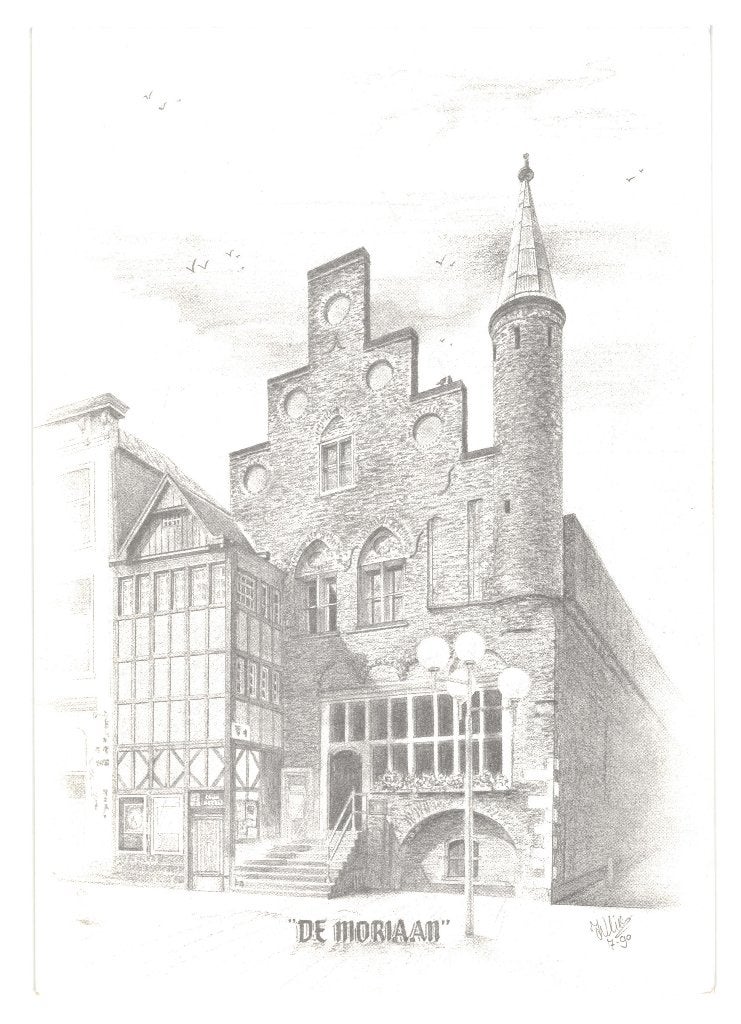 40822 Den Bosch De Moriaan nette oude kaart Niet gelopen, Verzamelen, Ophalen of Verzenden, 1980 tot heden, Ongelopen, Noord-Brabant