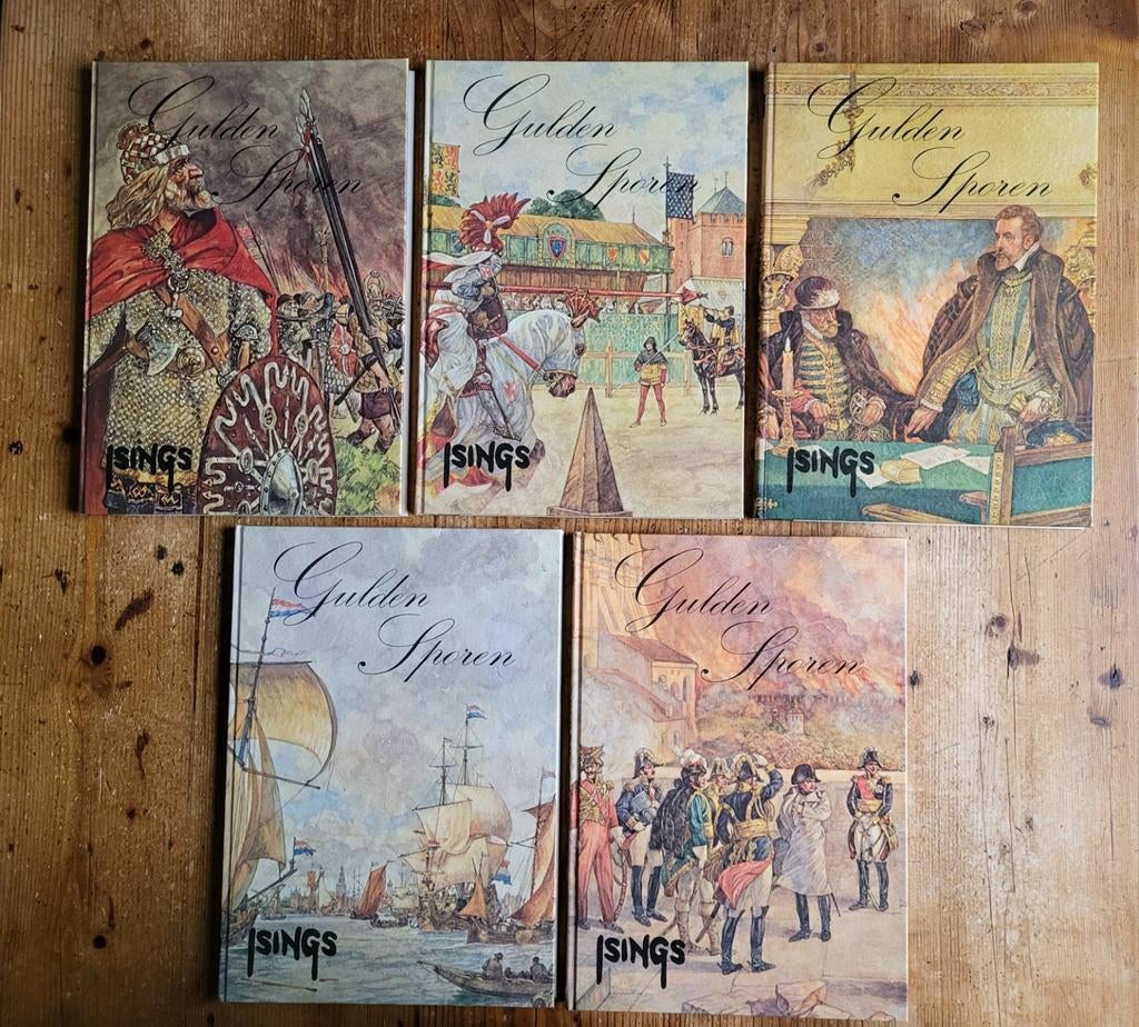 Gulden Sporen - geschiedenis adhv schoolplaten - J.H. Isings, Boeken, Ophalen of Verzenden, Zo goed als nieuw