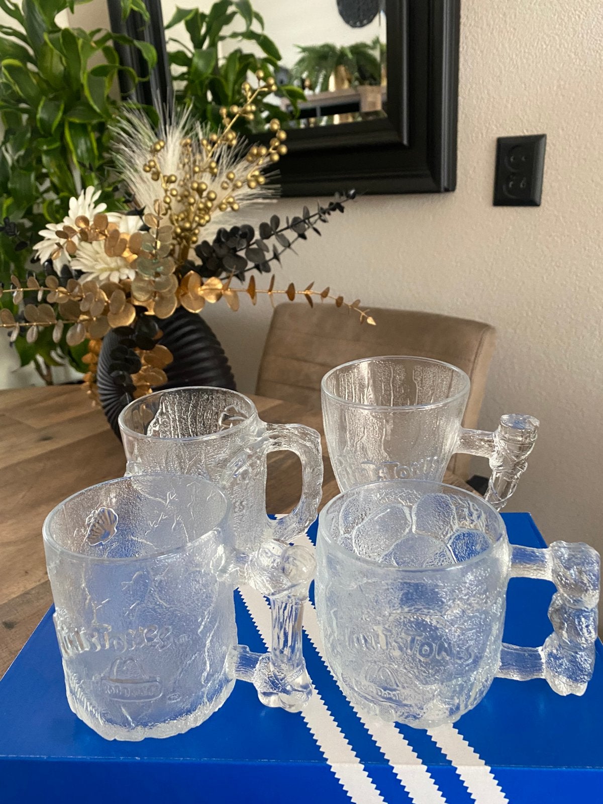 Flintstone vintage glazen 1993 Roc Donald’s, Verzamelen, Ophalen of Verzenden, Nieuw, Overige typen