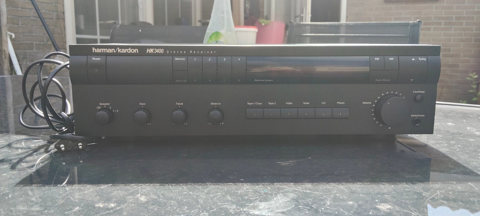 Harman/Kardon HK3400 receiver - Warm geluid, nette staat, Gebruikt, 60 tot 120 watt, Stereo, Ophalen
