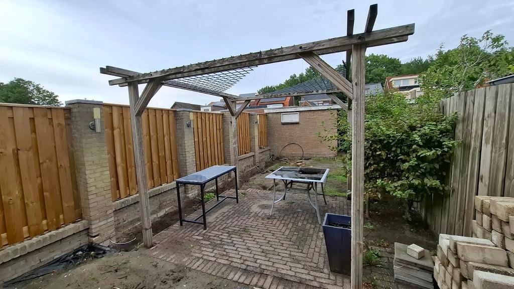 Hardhouten pergola, Tuin en Terras, Overkappingen, Ophalen, Gebruikt