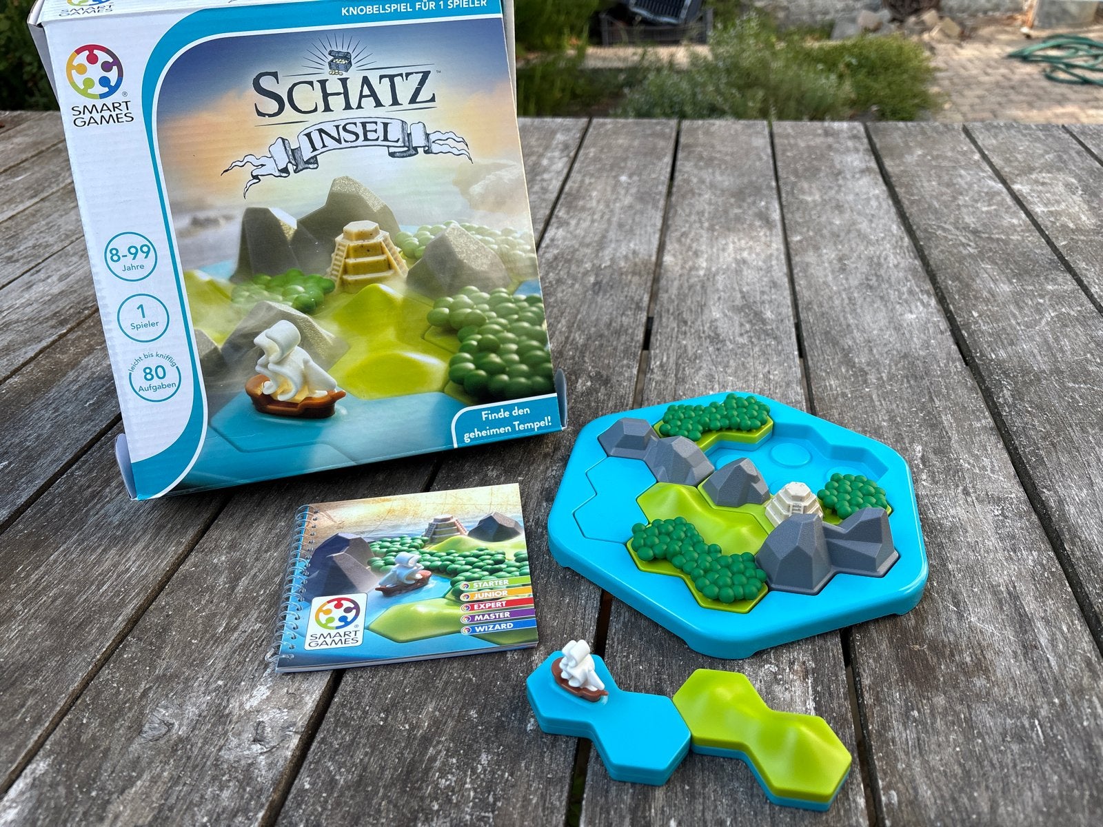 Smart Games Schatz Insel - Logisch denkspel, Een of twee spelers, Ophalen of Verzenden, Zo goed als nieuw, Reisspel