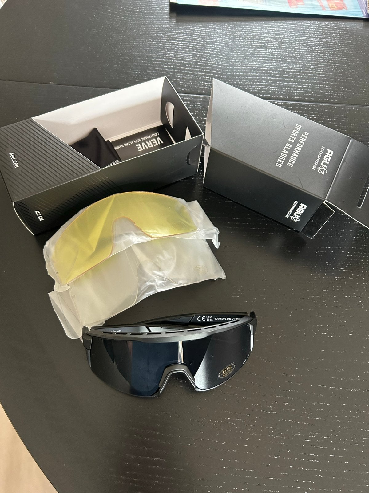 AGU Verve Performance Sportbril - Nieuw in doos, Ophalen of Verzenden, Nieuw, Overige maten, Heer of Dame