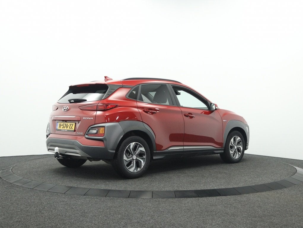 Hyundai Kona 1.6 GDI HEV Fashion, Stof, Gebruikt, Euro 6, Origineel Nederlands