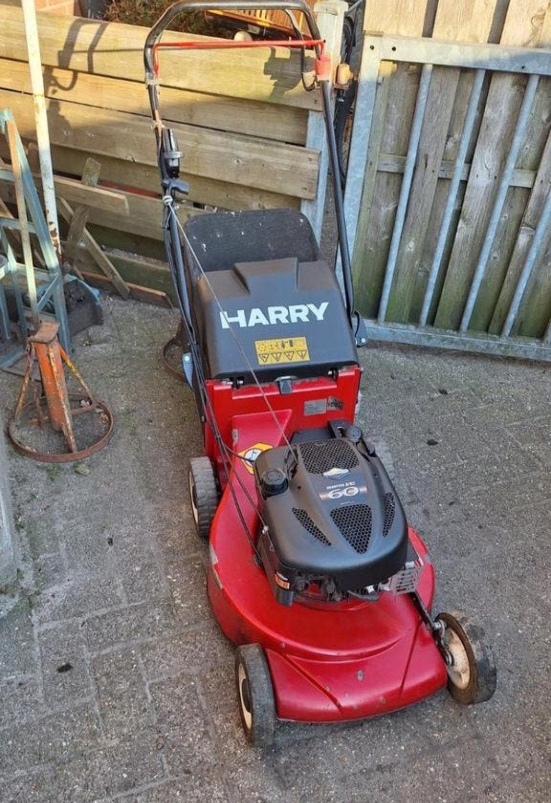 Grasmaaier harry met aandrijving, Tuin en Terras, Grasmaaiers, Ophalen, Gebruikt, Harry