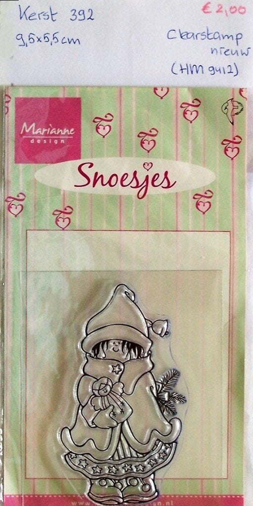 Kerst 392 Clearstamp, Ophalen of Verzenden, Nieuw, Clearstamp