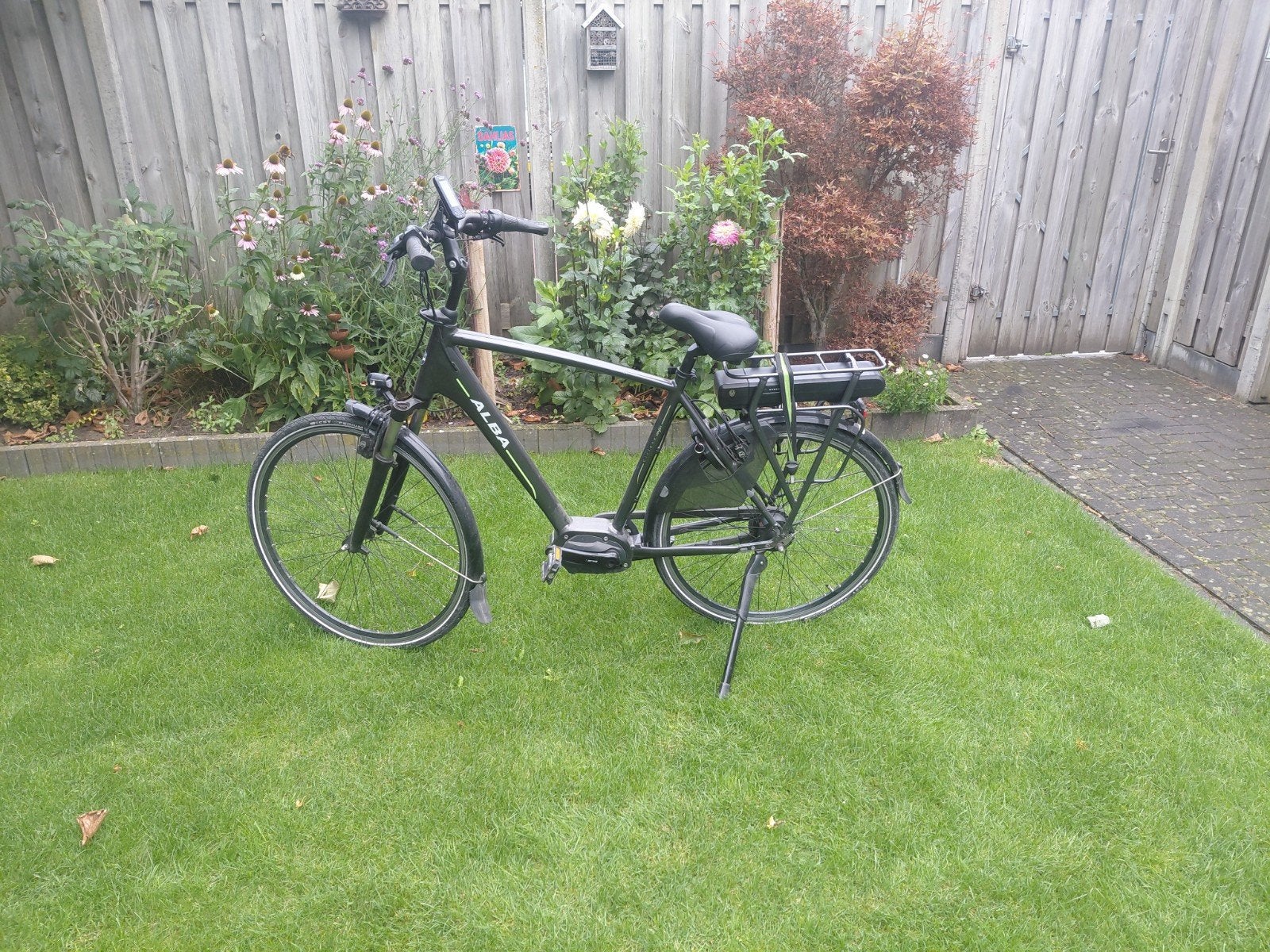 alba elektrische herenfiets, Overige merken, Gebruikt, Ophalen of Verzenden, 50 km per accu of meer