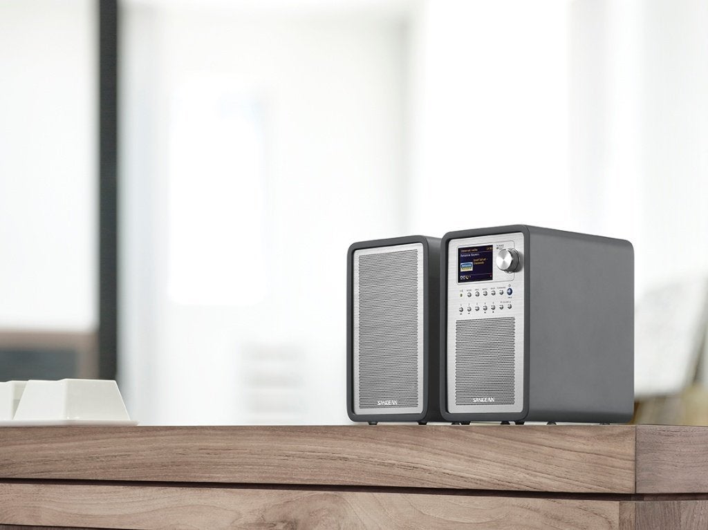 SANGEAN WFR-70 + SP-40 Internet/DAB+/FM Radio | Stereo set!, Audio, Tv en Foto, Ophalen of Verzenden, Nieuw, Radio