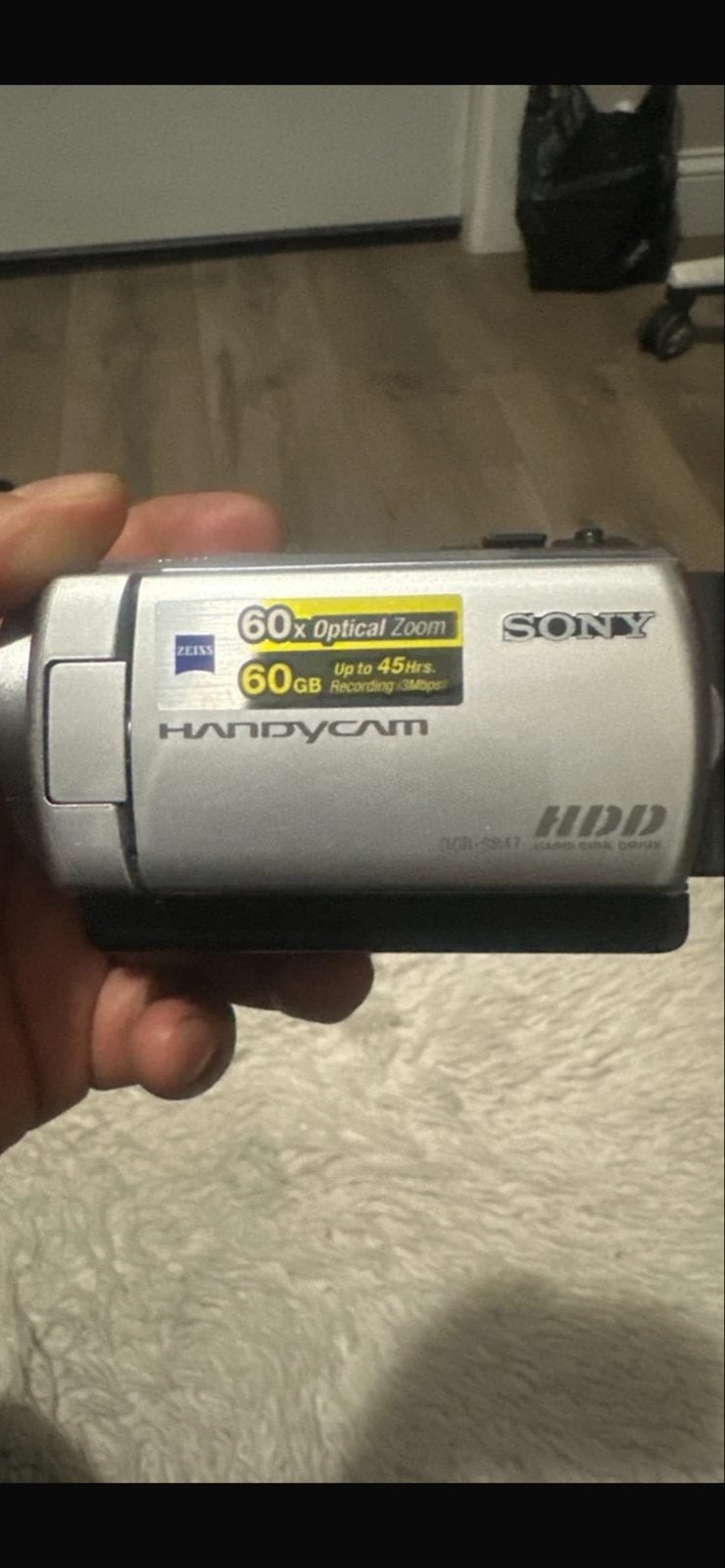 Sony Handycam DCR-SR47 met 60x optische zoom, Harde schijf, 20x of meer, Ophalen of Verzenden, Zo goed als nieuw