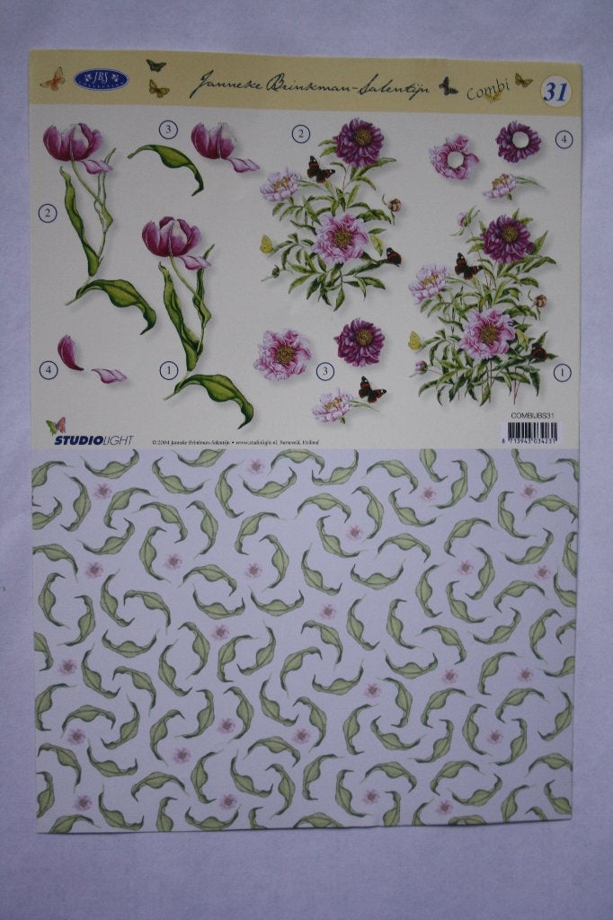 3 stuks Knipvellen Janneke Brinkman 7198, Ophalen of Verzenden, Nieuw, Natuur, Knipvel