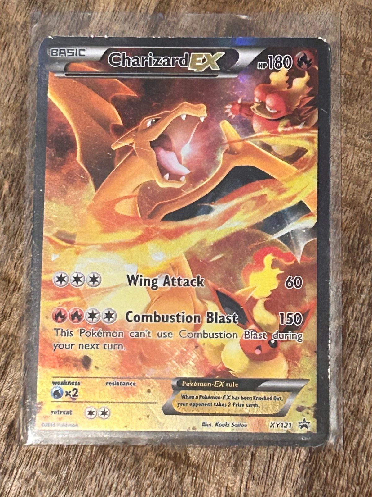 Charizard black star promo xy, Verzenden, Gebruikt