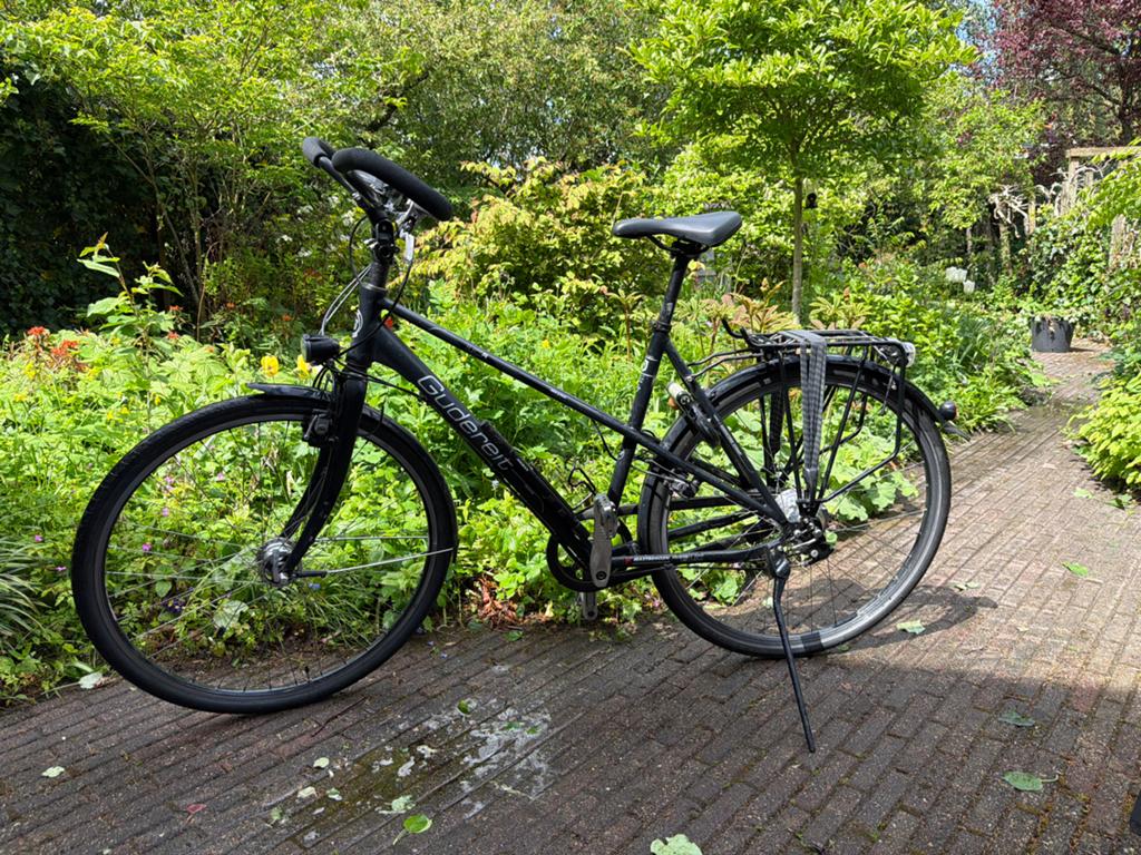 Gudereit fiets met rohloff naaf, 28 inch, 53 tot 56 cm, 10 tot 15 versnellingen, Velgrem