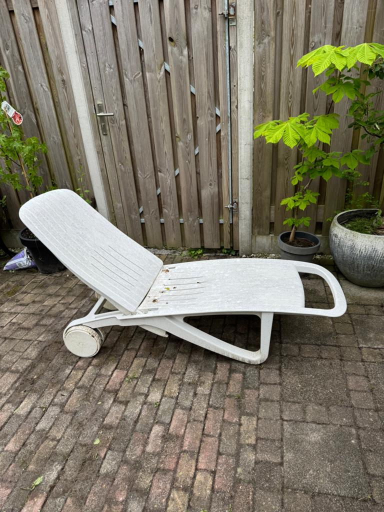 GRATIS LIGBED, Tuin en Terras, Ophalen, Gebruikt, Aluminium