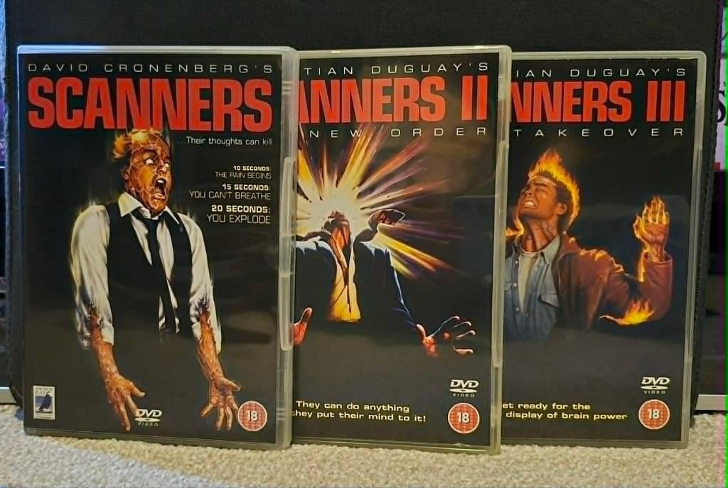Scanners 1-3 Collection (1981-1991), Vanaf 16 jaar, Ophalen of Verzenden, Zo goed als nieuw, Overige genres