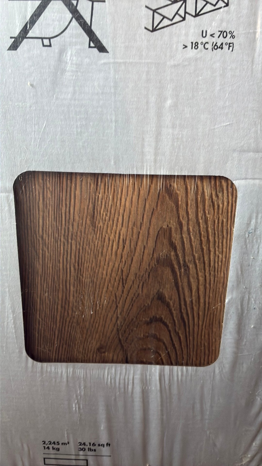1 ongeopend pak tundra laminaat, Ophalen, 50 tot 150 cm, Nieuw, Minder dan 5 m²