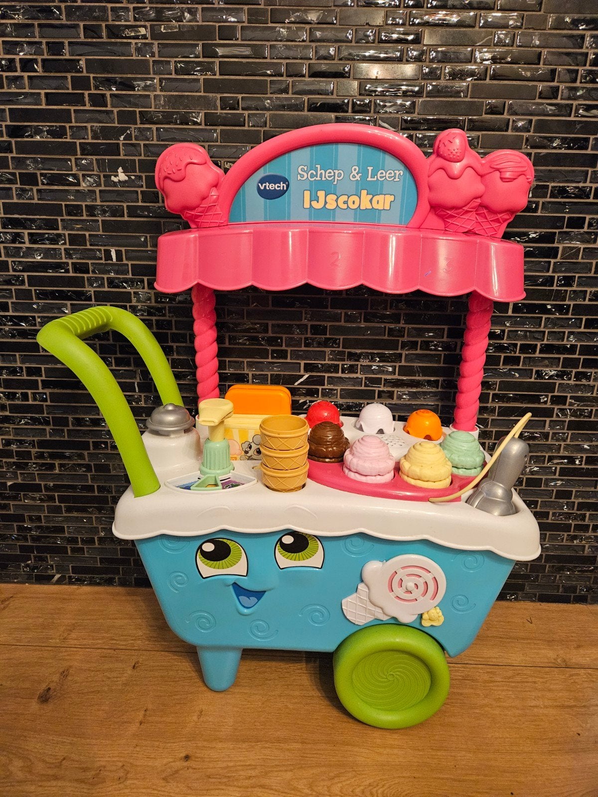 VTech Schep & Leer IJscokar - Compleet met accessoires, Ophalen, Zo goed als nieuw, Knutselen, Met geluid